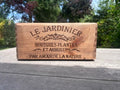 Le Jardinier wooden crate