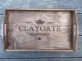 Hand-crafted wooden Claygate tray